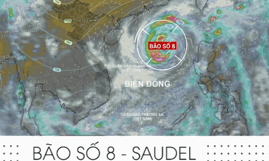 Tin bão mới nhất: Hành trình di chuyển phức tạp của bão số 8 – Saudel