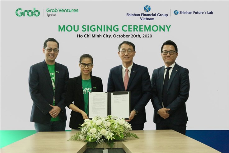 Tập đoàn tài chính Shinhan và Grab VN ký kết thỏa thuận hợp tác chiến lược