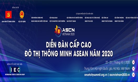 Diễn đàn cấp cao Đô thị thông minh ASEAN 2020 khai mạc ngày 22.10 tại Hà Nội. Ảnh: Smart City Summit