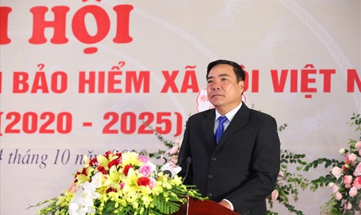 Ông Phan Văn Rí - Giám đốc BHXH huyện U Minh, BHXH tỉnh Cà Mau. 
Ảnh: Minh Hà