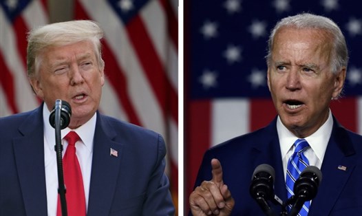 Thăm dò bầu cử Mỹ cho thấy ông Biden có cơ hội đắc cử gấp đôi ông Trump. Ảnh: AFP