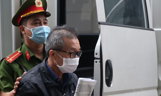 Vụ án BIDV thất thoát gần 1.700 tỉ đồng được mở trong 10 ngày, do thẩm phán Vũ Quang Huy làm chủ toạ phiên toà. Ảnh: V.Dũng.