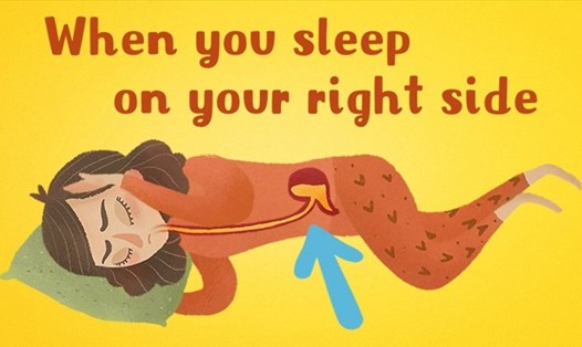 Ngủ nghiêng về bên trái mang lại nhiều lợi ích cho sức khoẻ. Ảnh minh hoạ: Natalia Roshenko