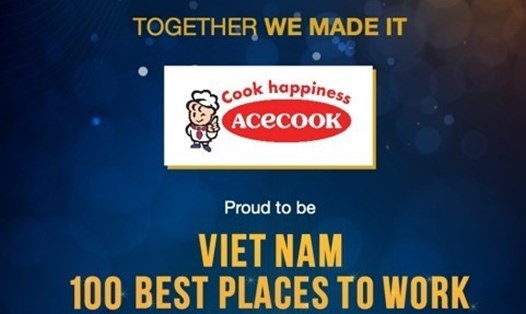 Acecook Việt Nam đón nhận vinh dự thuộc Top 15 nơi làm việc tốt nhất Việt Nam