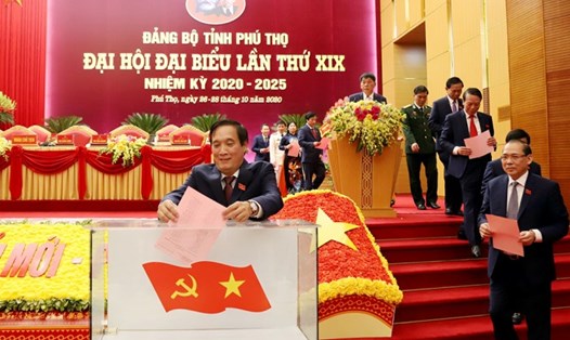 Ông Bùi Minh Châu tái đắc cử Bí thư Tỉnh ủy Phú Thọ nhiệm kỳ 2020-2025. Ảnh: Phuthogov