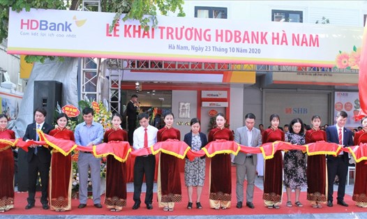 HDBank Hà Nam là điểm giao dịch thứ 307 trên hệ thống HDBank toàn quốc. Ảnh: HDBank
