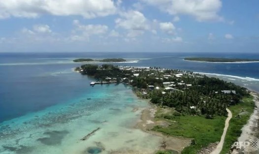Đảo Jabor thuộc quần đảo Marshall. Quần đảo Marshall thông báo đã xác nhận ca COVID-19 đầu tiên vào ngày 28.10, đưa quần đảo này ra khỏi danh sách những nơi cuối cùng trên thế giới chưa bị nhiễm virus SARS-CoV-2. Ảnh: AFP.