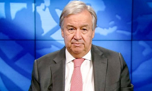 Tổng Thư ký Liên Hợp Quốc António Guterres đã gửi điện thăm hỏi về tình hình lũ lụt ở miền Trung Việt Nam. Ảnh: AFP.