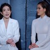 Hoa hậu Khánh Vân và diễn viên Kim Nhã thể hiện quan điểm mạnh mẽ về việc bảo vệ các trẻ em bị xâm hại. Ảnh: Khang.