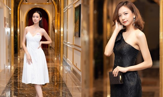 2 thí sinh cao trên 1m8 gây sốt tại Hoa hậu Việt Nam 2020. Ảnh: SV