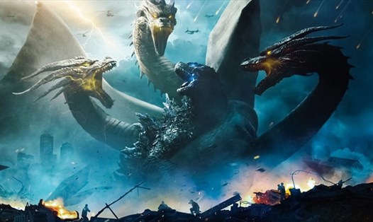Phim "Godzilla" gây hứng thú khán giả với màn quái thú hoành tráng. Ảnh nguồn: Mnet.