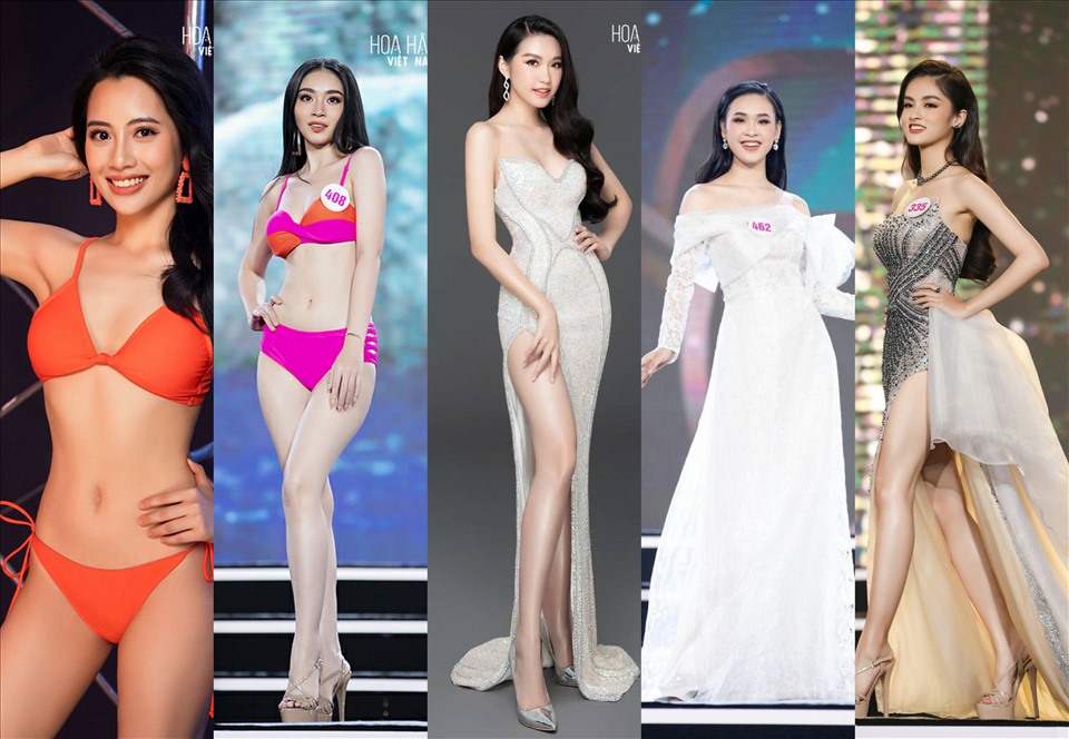 5 cô gái có chiều cao khiêm tốn tại Hoa hậu Việt Nam 2020. Ảnh: SV
