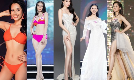 5 cô gái có chiều cao khiêm tốn tại Hoa hậu Việt Nam 2020. Ảnh: SV