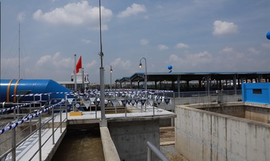 Nhà máy nước mặt Sông Đuống. Ảnh: Hải Nguyễn