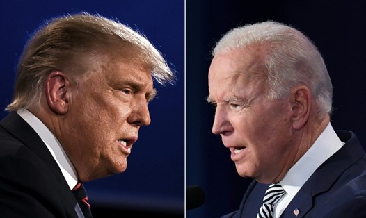 Thăm dò bầu cử Mỹ mới nhất cho thấy ông Biden dẫn trước Tổng thống Trump 16 điểm. Ảnh: AFP.
