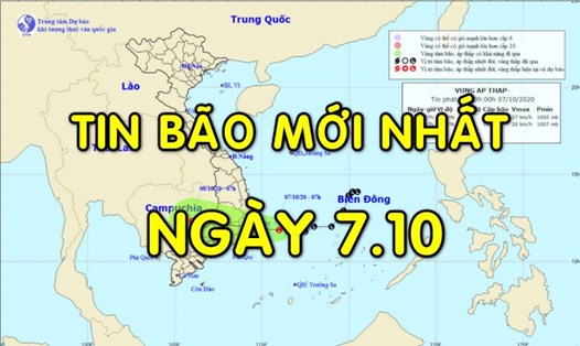 Tin bão mới nhất: Vùng áp thấp cách Khánh Hoà 170km, gây mưa lớn