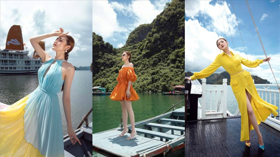 Á hậu Tú Anh chụp bộ ảnh thời trang mới. Ảnh: NSCC