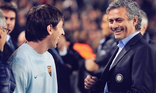 Lionel Messi đã có thể "đi theo" Jose Mourinho từ năm 2004. Ảnh: You Tube