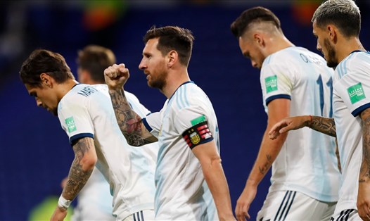 Lionel Messi giúp Argentina có 3 điểm đầu tiên tại vòng loại World Cup 2022. Ảnh: Getty Images