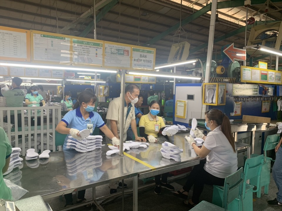 Công nhân làm việc trong nhà máy tại Đồng Nai (Hình minh hoạ)
