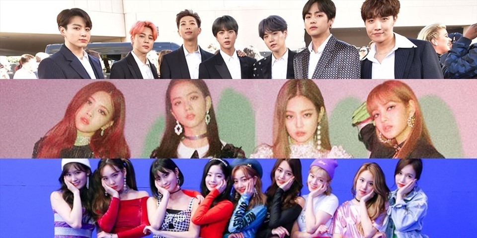 BTS áp đảo Blackpink, EXO, bỏ xa TWICE với kỉ lục bán album. Ảnh: Cắt clip