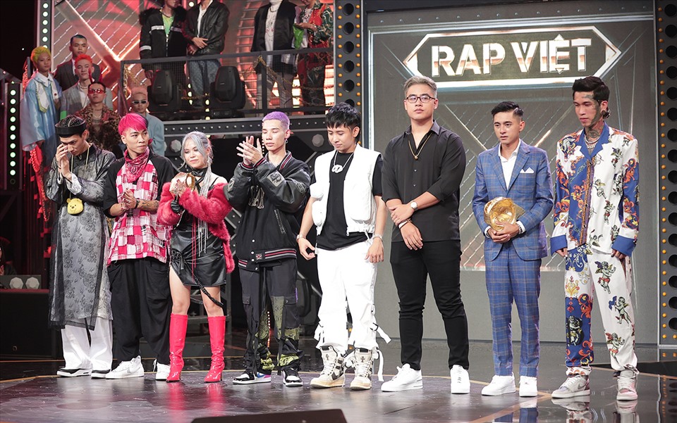 Những gương mặt vào vòng chung kết "Rap Việt". Ảnh: Vie