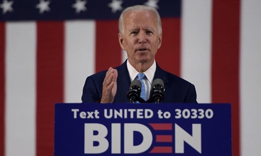 Ứng viên Joe Biden kêu gọi cử tri bỏ phiếu cho ông. Ảnh: AFP