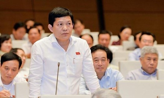 Ông Phạm Phú Quốc trong một lần phát biểu tại kỳ họp Quốc hội. Ảnh Quochoi.vn