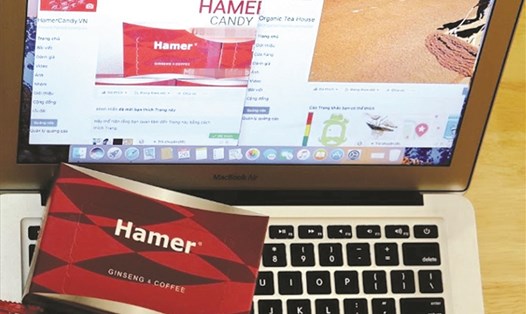 Kẹo sâm Hamer, thực phẩm hỗ trợ sinh lý được bày bán tràn lan trên các website thương mại điện tử. Ảnh: Ngọc Lê