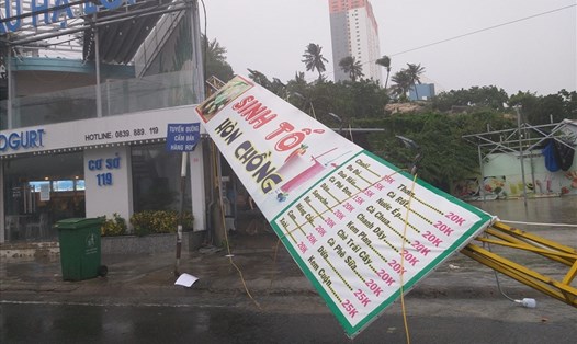 Thiệt hại ban đầu tại Nha Trang, Khánh Hòa.