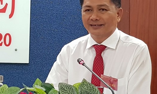 Tân chủ tịch UBND tỉnh Sóc Trăng Trần Văn Lâu. Ảnh Nhật Hồ