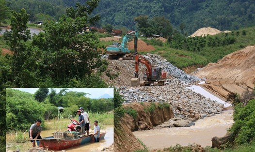 Một góc công trình thủy lợi nghìn tỉ đồng của Bộ Nông nghiệp và Phát triển nông thôn đang thi công dang dở ở tỉnh Đắk Lắk. Ảnh: Bảo Trung