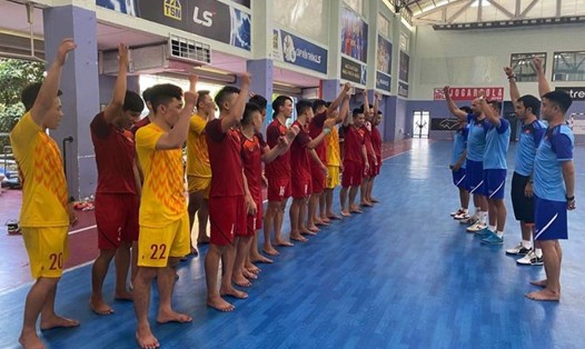 Đội tuyển Futsal Việt Nam đặt mục tiêu giành vé tham dự FIFA Futsal World Cup. Ảnh: VFF
