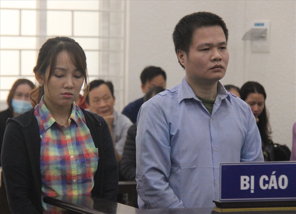 Vợ chồng Nguyễn Văn Thái bị cáo buộc lừa đảo chiếm đoạt tiền của nhiều bị hại. Ảnh: V.Dũng.