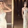 Tiểu Vy thu hút tại họp báo Hoa hậu Việt Nam 2020. Ảnh: SV