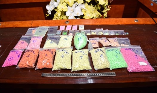 Số ma túy cảnh sát thu giữ sau khi mở rộng điều tra vụ cựu cảnh sát Hàn Quốc vận chuyển ma túy đá bằng đường biển. Ảnh: C04.