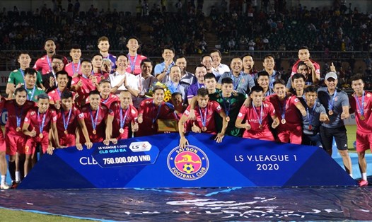 Câu lạc bộ Sài Gòn thay đổi lực lượng mạnh mẽ sau khi đứng hạng 3 V.League 2020. Ảnh: Nguyễn Đăng