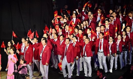 Đoàn Thể thao Việt Nam tại SEA Games 2019. Ảnh: Anh Tuấn