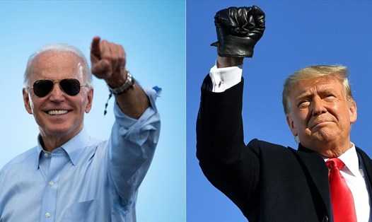Ông Donald Trump và Joe Biden. Ảnh: AFP