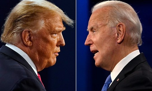 Ông Donald Trump lần đầu nói ông Joe Biden “thắng cử”. Ảnh: AFP
