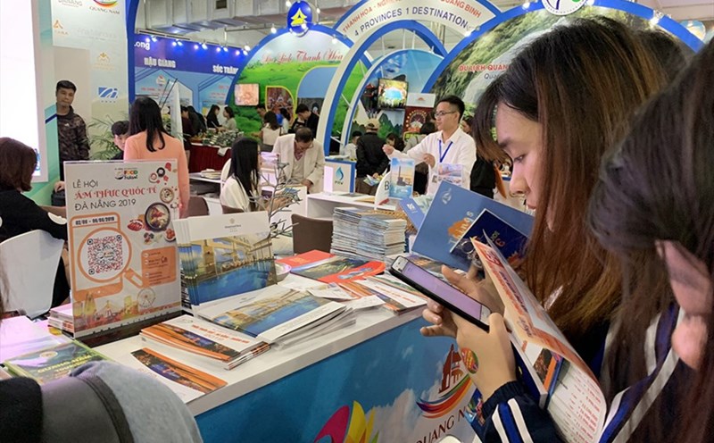 Đà Nẵng tham gia Hội chợ du lịch Hà Nội 2020. Ảnh: Sở Du lịch