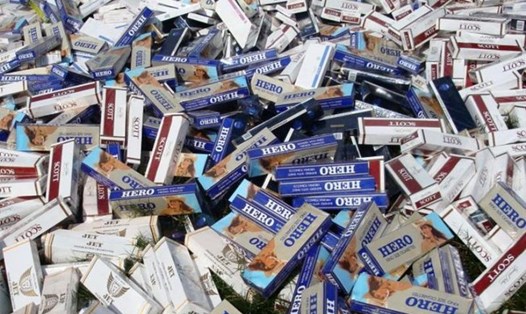 Các loại thuốc lá thường được vận chuyển lậu qua biên giới. Ảnh minh họa