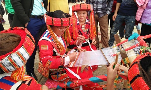 Bảo tồn phát huy nghề thủ công truyền thống của dân tộc La Chí, Pà Thẻn. Ảnh: Kim Thoa