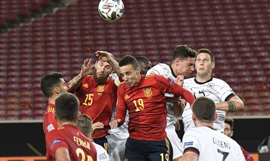 Tây Ban Nha và Đức sẽ "đọ súng" trực tiếp tại Seville để giành vé vào bán kết UEFA Nations League. Ảnh: AFP