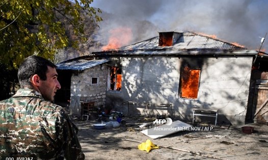 Azerbaijan cho biết sẽ yêu cầu Armenia bồi thường cho những thiệt hại ở quận Kalbajar. Ảnh: AFP