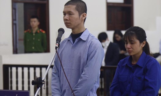 Tuấn và Lan Anh - bị cáo buộc bạo hành khiến bé gái 3 tuổi tử vong. Ảnh: V.Dũng.