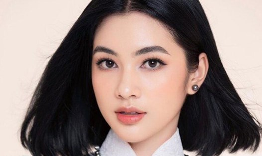Cẩm Đan được đánh giá là có gương mặt đẹp nhất cuộc thi Hoa hậu Việt Nam 2020. Ảnh: NVCC.