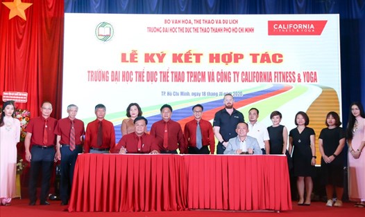 Việc bắt tay với FLG Việt Nam sẽ giúp Đại học TDTT TPHCM đổi mới về nhiều mặt từ học thuật, đào tạo cho đến định hướng việc làm. Ảnh: Ngọc Nguyễn