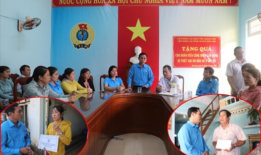 Nhiều công nhân lao động Quảng Ngãi mất nhà sau bão được hỗ trợ tiền