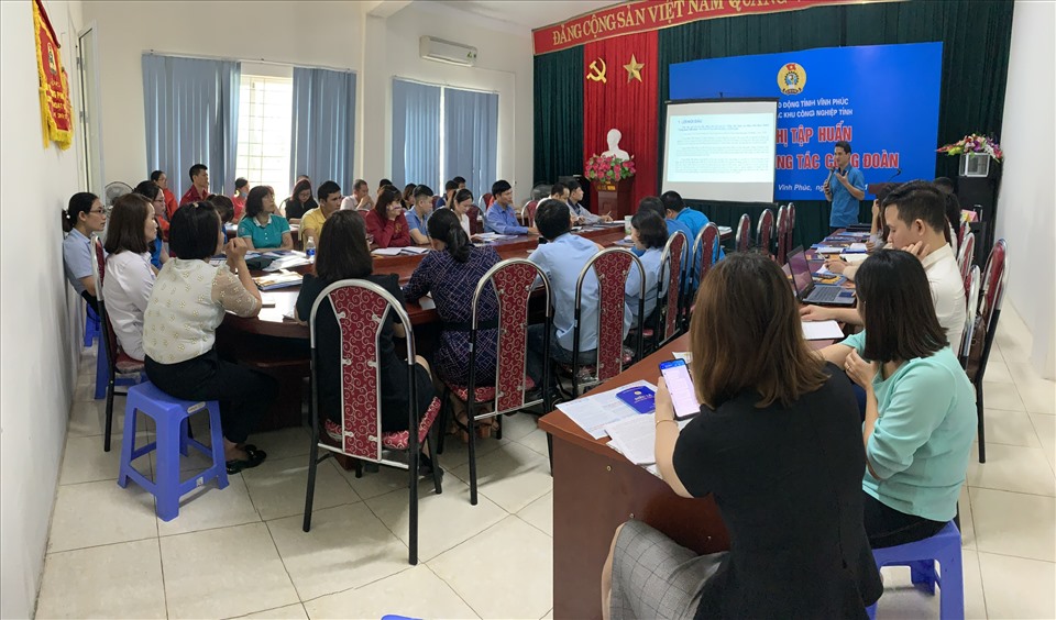 Toàn cảnh buổi tập huấn. Ảnh: Trương Hạnh.